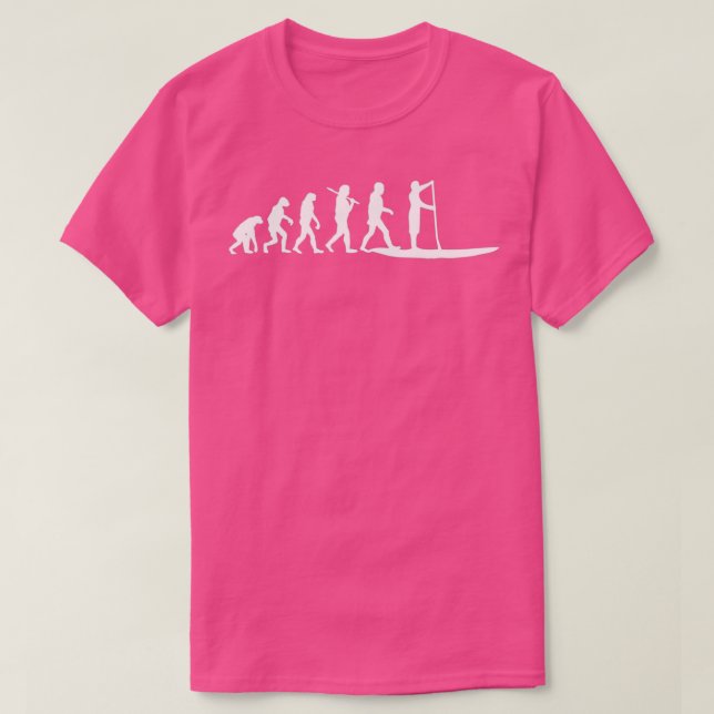 Stand Up Paddling Evolution T-Shirt (Design Front)