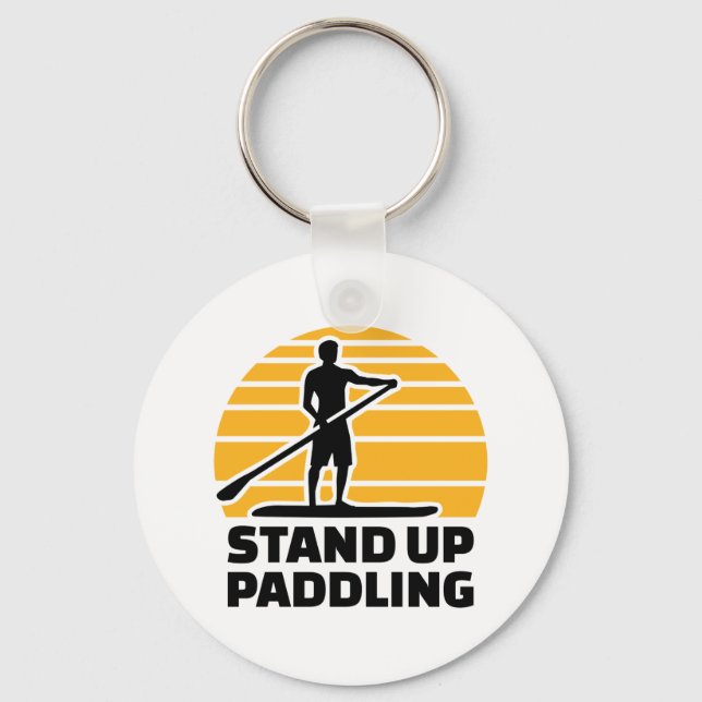 Stand up paddling keychain (Front)