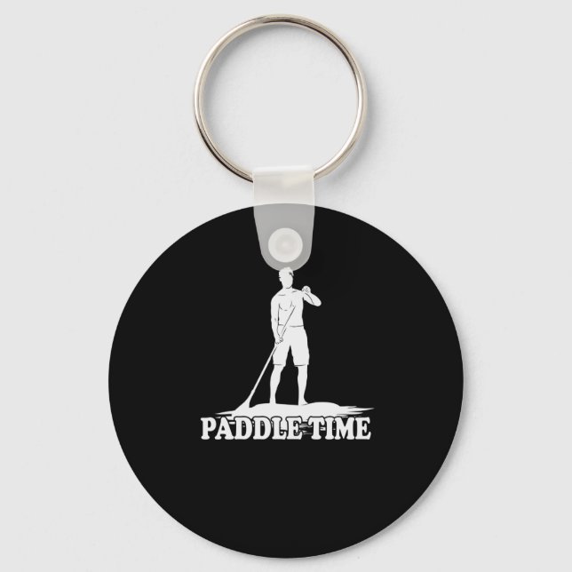 Stand up Paddling "Paddle Time" Keychain (Front)