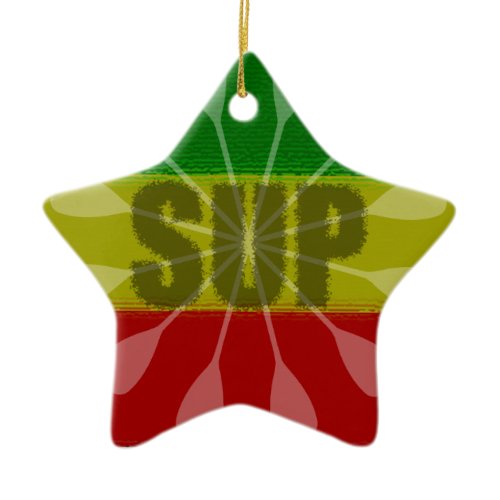Stand Up Paddling, Paddle Twirl Ceramic Ornament