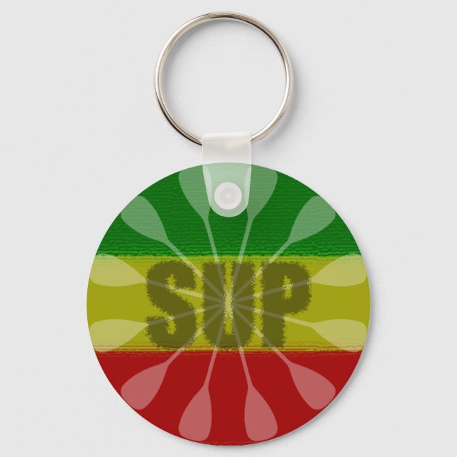 Stand Up Paddling, Paddle Twirl Keychain (Front)