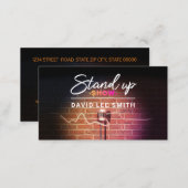 Stand up show business card (Front/Back)