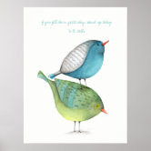White Background on a Poster