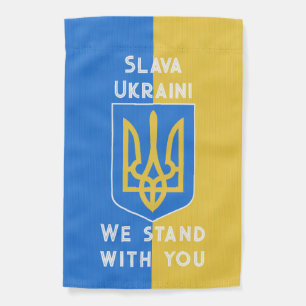 Stand w/Ukraine Garden Flag