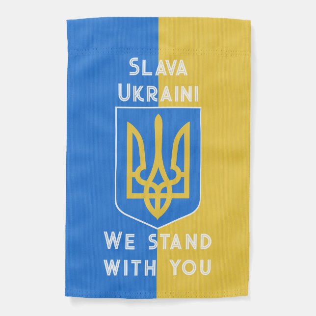 Stand w/Ukraine Garden Flag (Front)