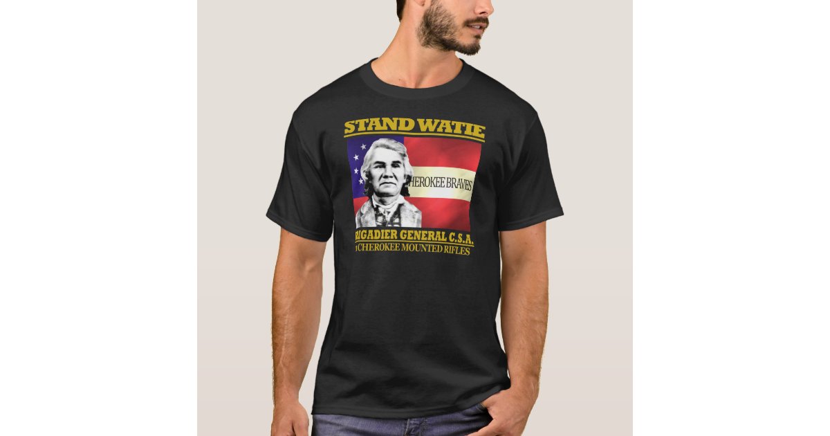 Stand Watie Cherokee Braves t-shirt