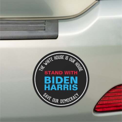 Stand With BIDEN HARRIS Save Our Democracy Car Magnet
