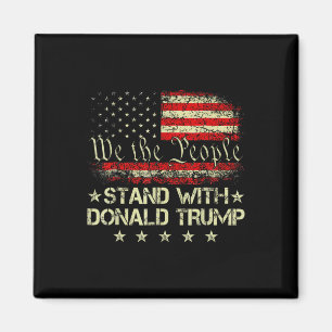 Stand With Donald Trump 2024 Support Take America Magnet