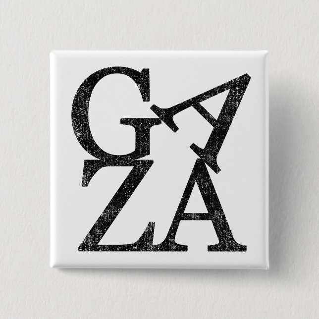 Stand With Gaza Protect Palestinian ChiCoaster Set Button (Front)
