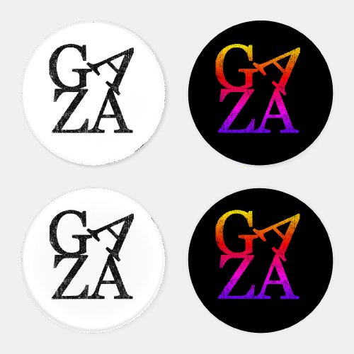 Stand With Gaza Protect Palestinian ChiCoaster Set Coaster Set