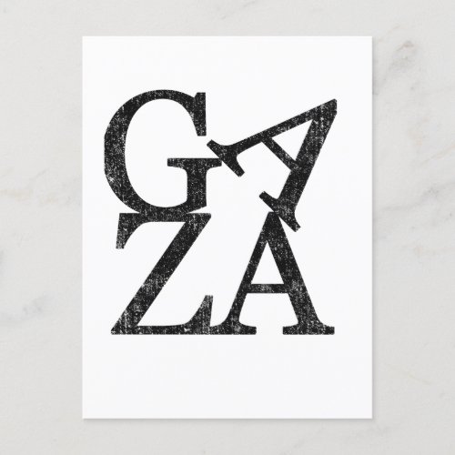 Stand With Gaza Protect Palestinian ChiCoaster Set Postcard