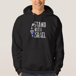 Stand With Israel Jerusalem Hebrew True Jew Israel Hoodie