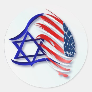 Stand With Israel Stickers by Lotacats at Zazzle