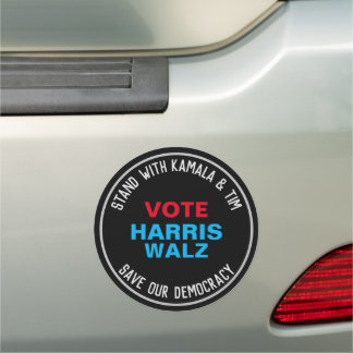 Stand With Kamala & Tim Campaign Car Magnet