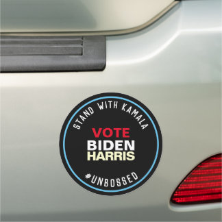 Stand With Kamala Unbossed BIDEN HARRIS 2020 Car Magnet