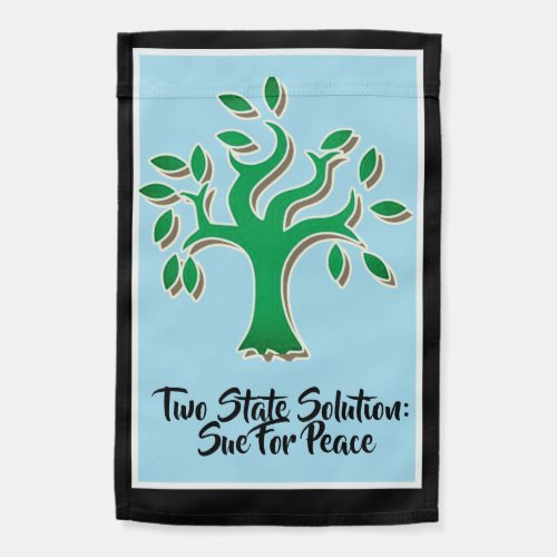 Stand With Palestine Flag and Olive Tree
