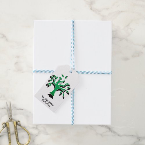 Stand With Palestine Flag and Olive Tree Gift Tags