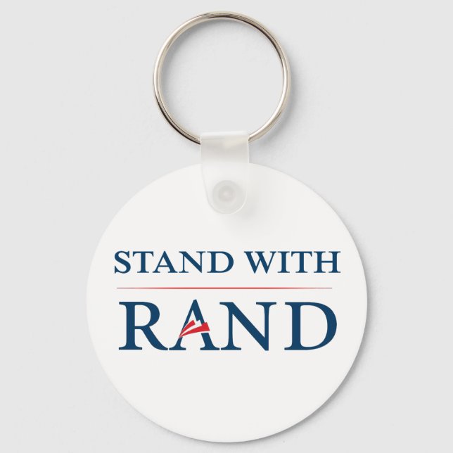 Stand With Rand Keychain (Front)