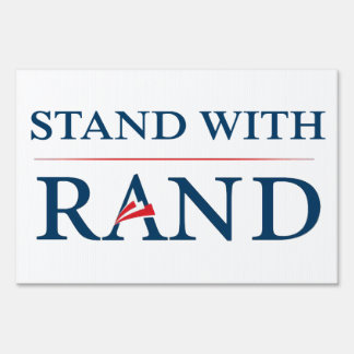 Stand With Rand Yard Sign