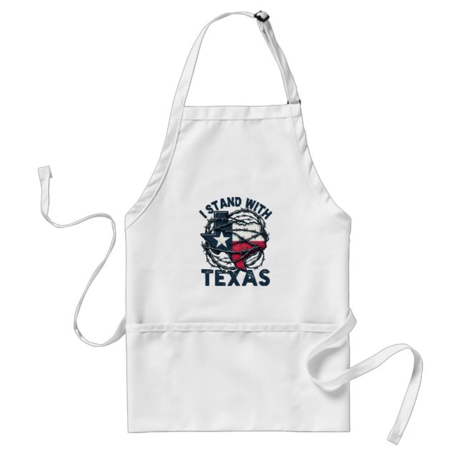 Stand With Texas Adult Apron (Front)