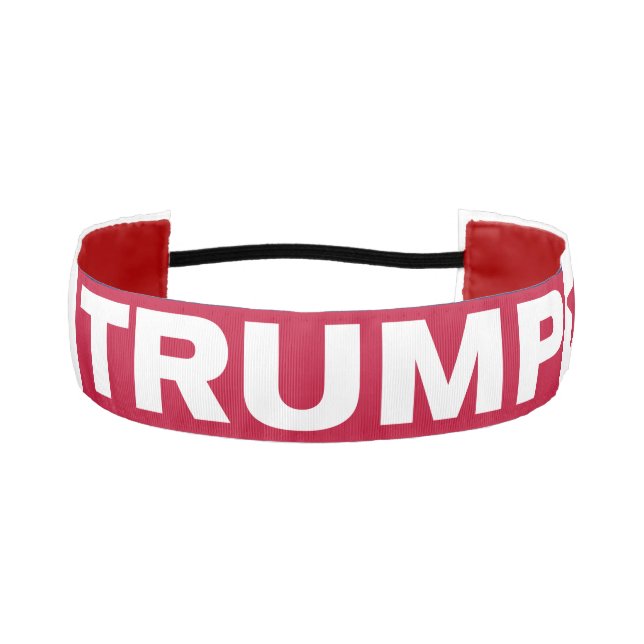 Stand with Trump~2024~MAGA Athletic Headband (Front)