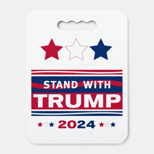 Stand with Trump2024MAGA Seat Cushion