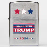Stand with Trump~2024~MAGA Zippo Lighter