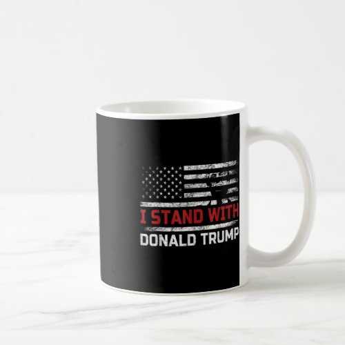 Stand With Trump American Flag Men Woman Usa Vinta Coffee Mug