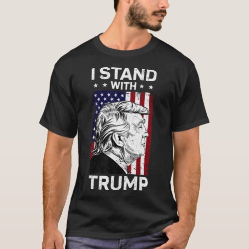 Stand With Trump Donald Trump Republican Trump Pre T_Shirt