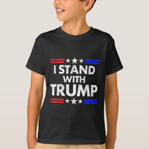 Stand With Trump Donald Trump Republican Trump Pre T_Shirt