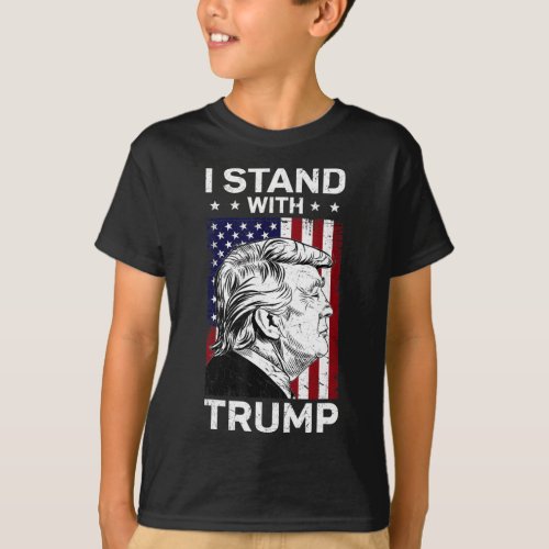 Stand With Trump Donald Trump Republican Trump Pre T_Shirt