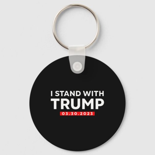 Stand With Trump Pro Trump Supporter  Keychain