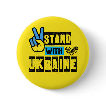 Stand with Ukraine Anti War Protest Ukrainian Flag