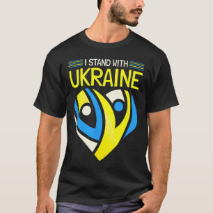 Stand With Ukraine Flag Anti-putin Say No To War U T-Shirt