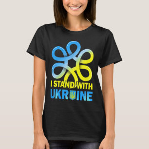 Stand With Ukraine Flag Anti-putin Say No To War U T-Shirt