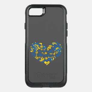 Stand with Ukraine lettering and heart OtterBox Commuter iPhone SE/8/7 Case