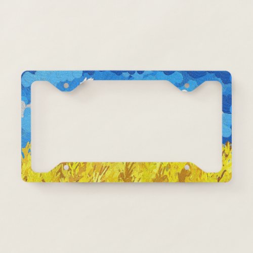 STAND WITH UKRAINE   LICENSE PLATE FRAME