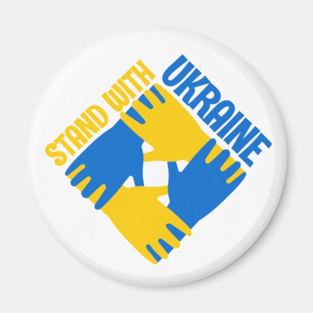 Stand with Ukraine Magnet (Front)