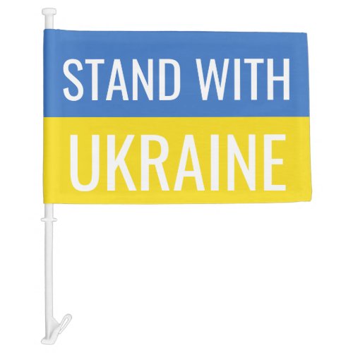 Stand With Ukraine Patriotic Ukraine National Flag
