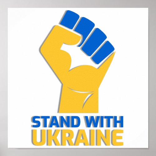 Stand With Ukraine Poster