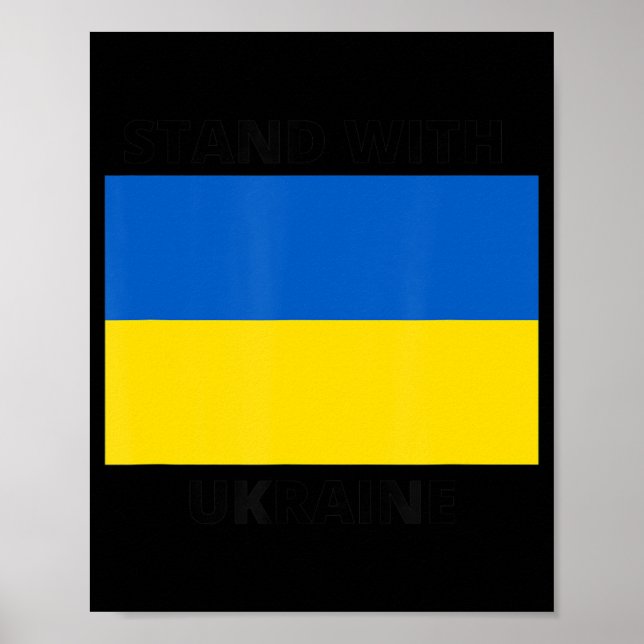 Stand with Ukraine  Poster (Front)
