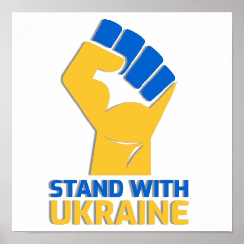Stand With Ukraine Poster