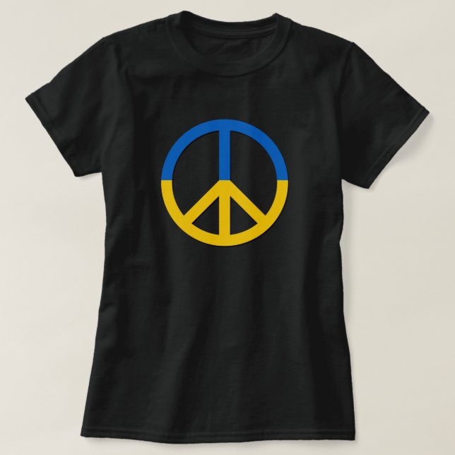 Stand With Ukraine Support T-Shirt (Design Front)