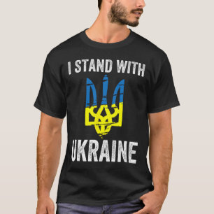 Stand With Ukraine Support Ukraine Resist Protest T-Shirt