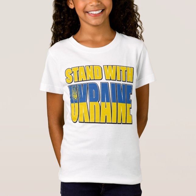 Stand With Ukraine T-Shirt (Front)