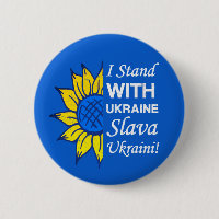 Stand With Ukraine, Ukrainian Flag Sunflower