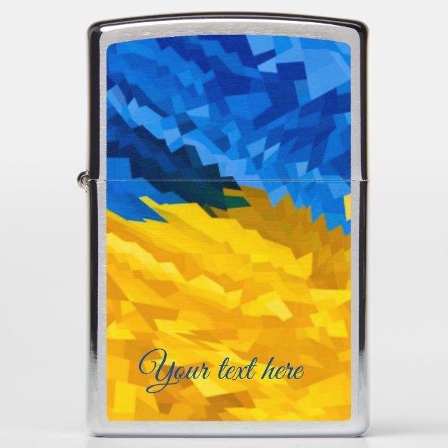 Stand with Ukraine Zippo Lighter (Front)