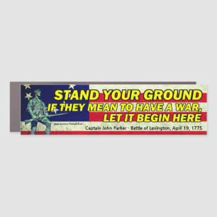 Stand Your Ground Car Magnet