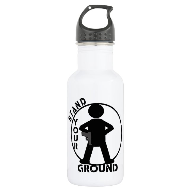 STAND YOUR GROUND LAW WATER BOTTLE (Front)
