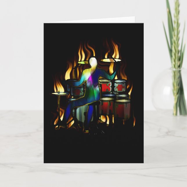 Standard, 12.7 cm x 17.8 cm Folded Greeting Card (Front)
